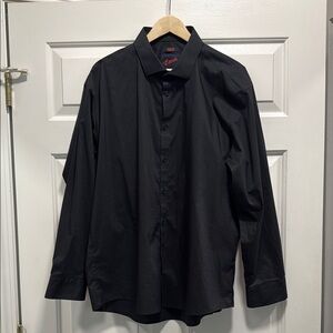 Egara Midnight Black Dress Shirt